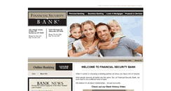Desktop Screenshot of financialsecuritybank.com
